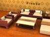 Large living room furniture set 3D Model