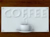 3d printable Coffee Sign with Text STL OBJ 3D Model