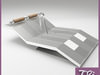WATER BED POOL JACUZZI BED 3D Model