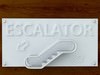 3d Printable Escalator sign STL OBJ 3D Model
