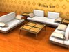 White Modern Set 3D Model