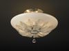 Lamp with Crystal Leaves 3D Model