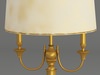 Golden Stand Lamp 3D Model