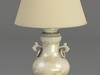 Decorated Marble Lamp 3D Model