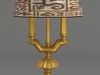 Printed Lampshade table Lamp 3D Model