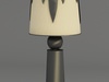 Metal Decorated table Lamp 3D Model