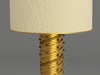 Decorated Table Lamp 3D Model