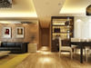 Warm Color Interior, Photoreal 3D Model
