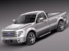 Ford F-150 regular cab 2013 3D Model