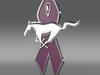 Mustang Wip 2009 Logo 3D Model