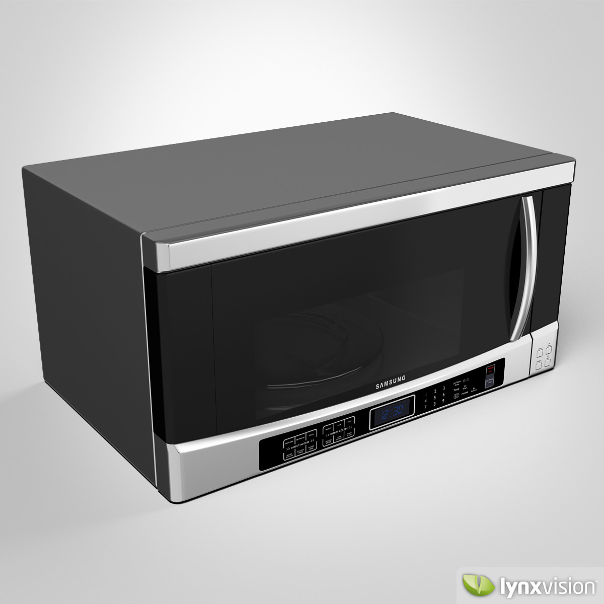 Samsung Microwave 3D Model .max .obj .fbx