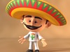 Cartoon Mexican 3D Model