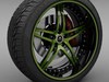 Savini Forged SV-10 Wheel and Tire 3D Model
