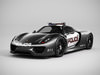 Porsche 918 Spyder Police (Lowpoly) 3D Model