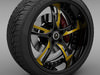 Savini Forged SV-32S Wheel and Tire 3D Model
