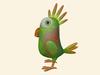 Toon Bird, OBJ and Maya format 3D Model