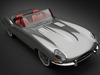 1964 Jaguar E-Type 4.2 Roadster 3D Model .max .obj .3ds .fbx .lwo .lw .lws