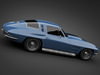 1966 Chevrolet Corvette 3D Model .max .obj .3ds .lwo .lw .lws