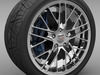 ZR1 Wheel and Tire 3D Model