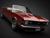 1968 Chevrolet Camaro SS Convertible 3D Model