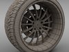 Savini Forged SV-15 Wheel and Tire 3D Model