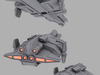 Human warship 3D Model