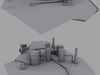 Kece asteroid industrial facility 3D Model