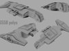 shey ke capital ship 3D Model
