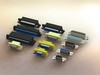 DB9, DB15, DB25, DB37 Connectors 3D Model