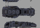 Morena smuggler ship 3D Model