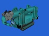 Maeda MC285 Mini Crawler Crane in Transport Mode 3D Model
