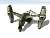 SCI-FI AIRPLANE MONK 3D Model