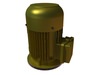 220v ac motor-flange mount 3D Model