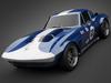 1964 GrandSport Corvette Sports Car 3D Model