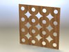 Wooden wall tile 3D Model
