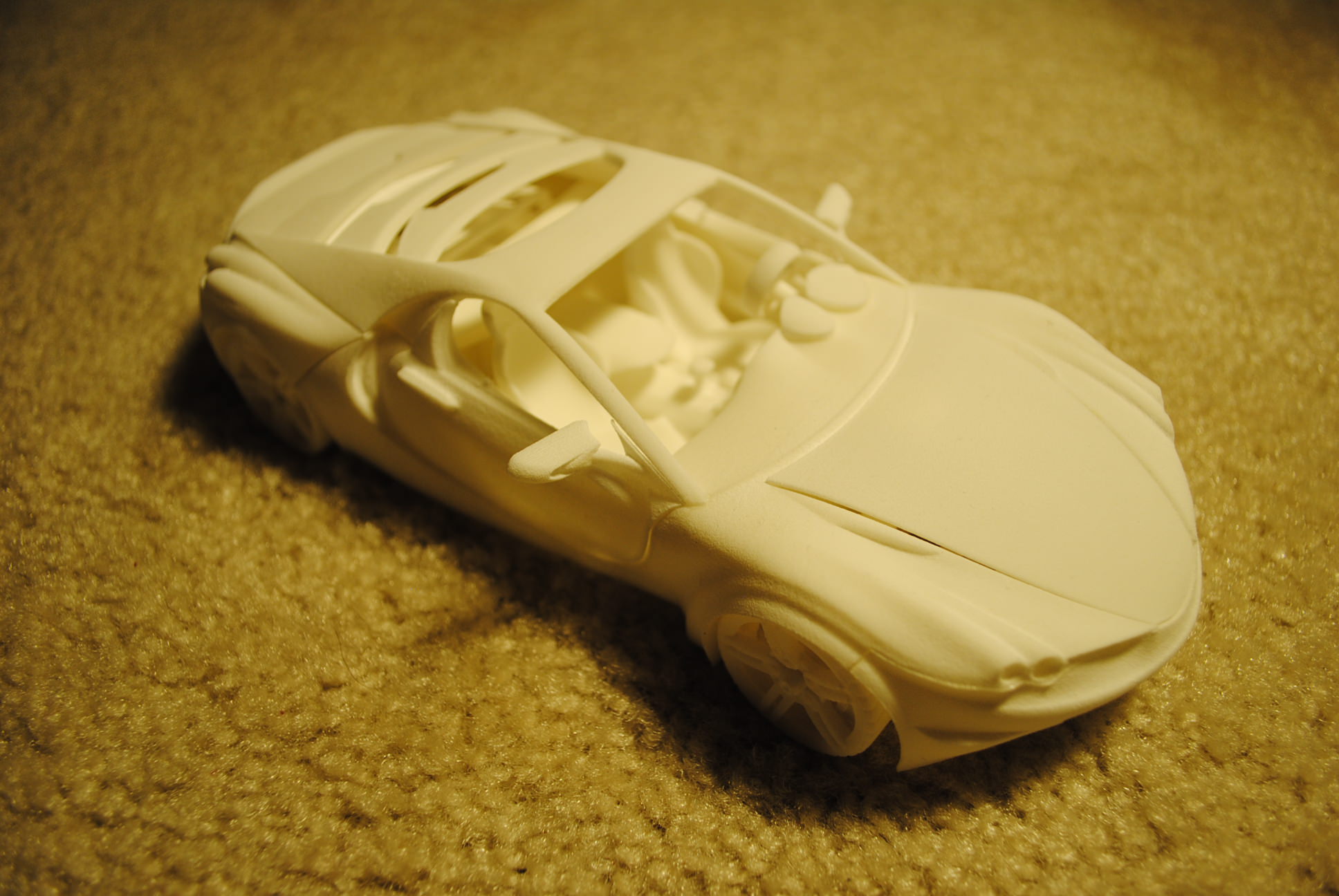 3D printable car with movable doors hoods ... free 3D Model 3D ...