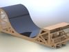 Skate board ramp 3D Model