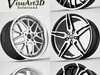Barracuda wheel rims 3D Model