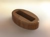 Mahogany card holder 3D Model