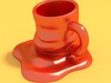 Melted Mug 3D Model