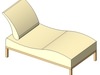 Chaise Longue 3D Model .rfa