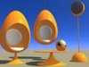Modern set of furniture 3D Model