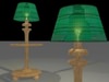 Green lamshape lamp 3D Model