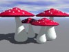 Fly agaric, mushroom 3D Model