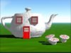 teapot house and mushrooms 3D Model