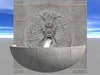 fountain with lion head 3D Model