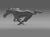 Ford Mustang 2009 Logo 3D Model