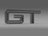 Ford Mustang GT Logo 3D Model .max .obj .3ds .fbx .lwo .lw .lws .c4d