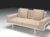 IKEA Three Seat Sofa 3D Model