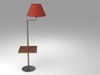 Living Room Lamp With Little Table 3D Model